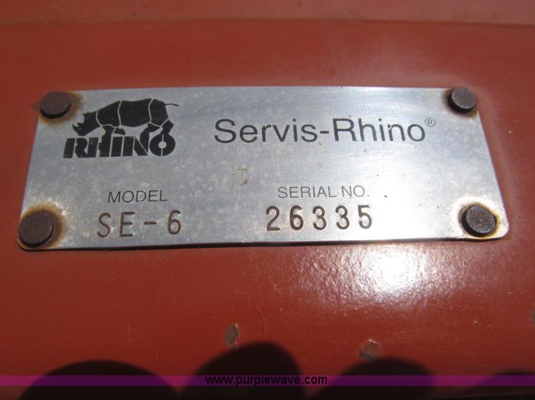 image for item B5491 Rhino SE6 72" rotary mower