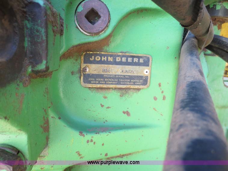 image for item D5872 1979 John Deere 4640 tractor
