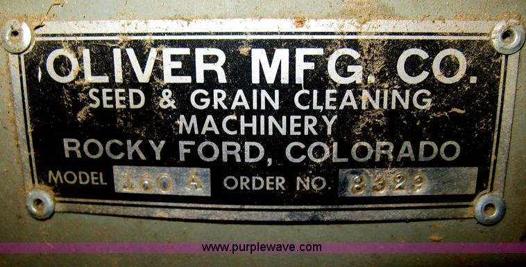 image for item D8371 Oliver 160A high capacity gravity seed seperator