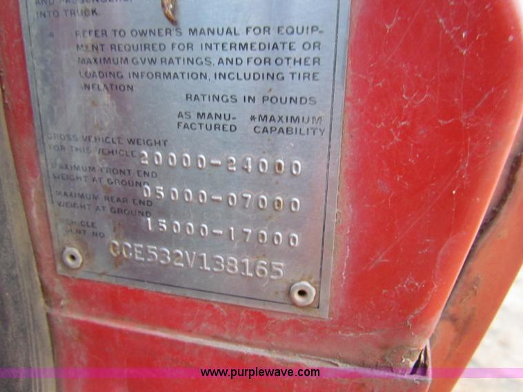 image for item E8461 1972 Chevrolet C50 dump truck