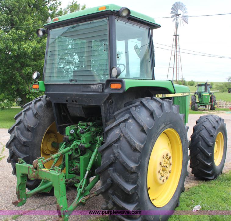 image for item G5146 1990 John Deere 4255 MFWD tractor