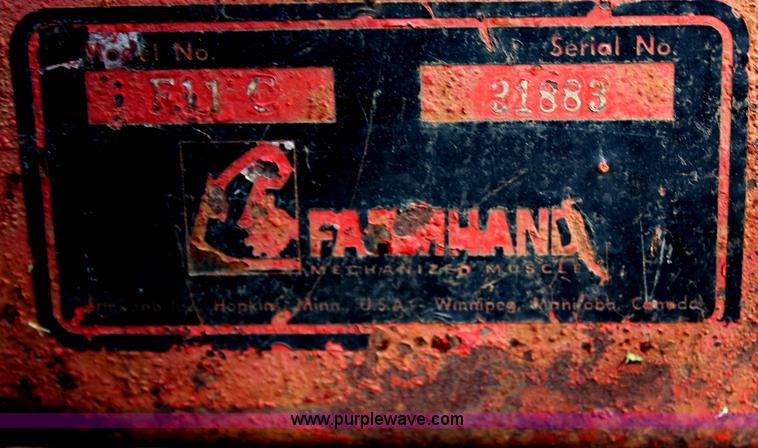 image for item G5152 Farmhand F11 loader