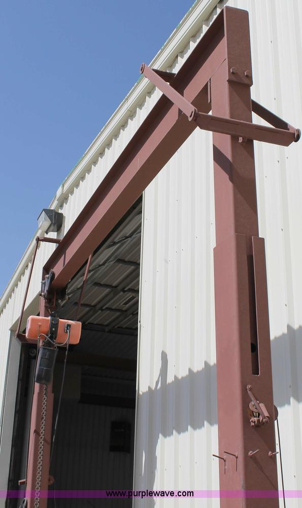 image for item G5716 Overhead two ton chain hoist and frame