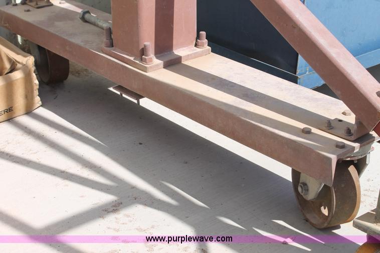 image for item G5716 Overhead two ton chain hoist and frame