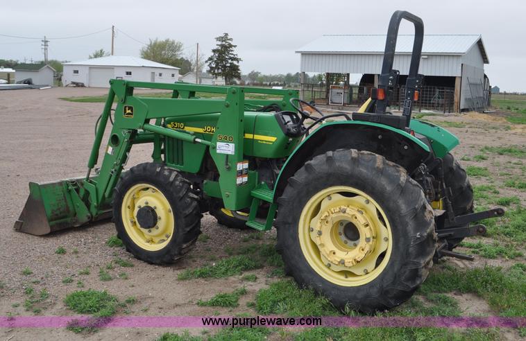 image for item G6030 1999 John Deere 5310 MFWD tractor