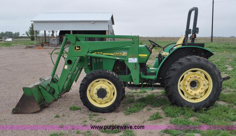 image for item G6030 1999 John Deere 5310 MFWD tractor