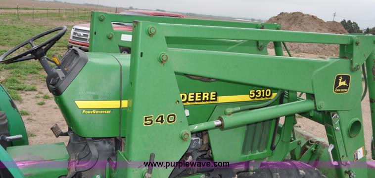 image for item G6030 1999 John Deere 5310 MFWD tractor