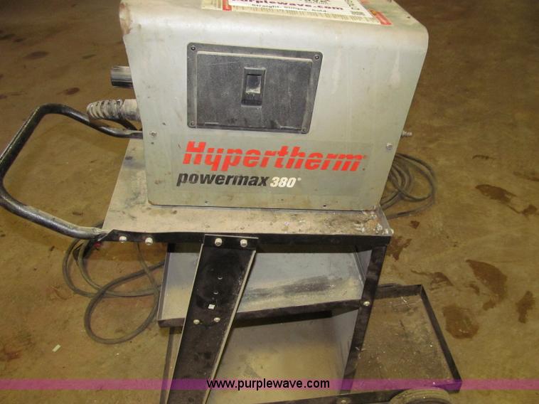 Hypertherm Powermax 380 plasma cutter in Adair, IA Item D7415 sold