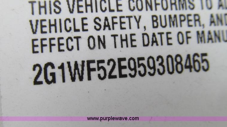 image for item E3957 2005 Chevrolet Impala