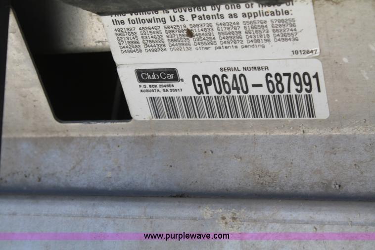 image for item F2532 2006 Club Car XRT1500 utility vehicle