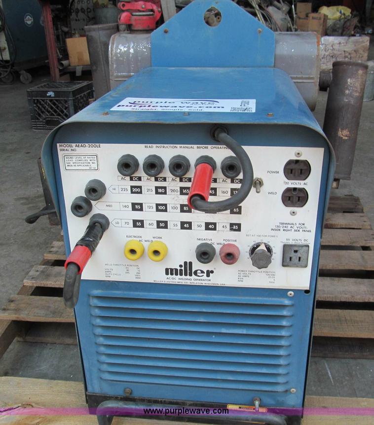 image for item F5081 Miller AC/DC welder