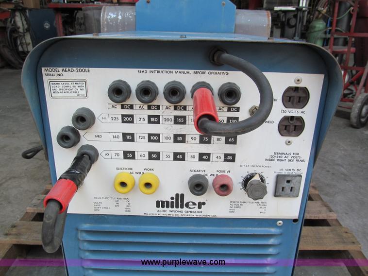 image for item F5081 Miller AC/DC welder