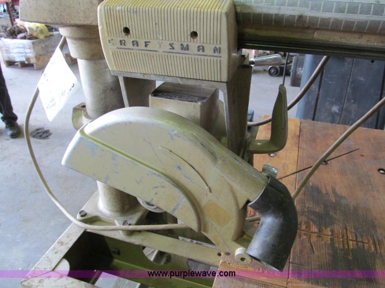 image for item F5083 Craftsman radial arm saw