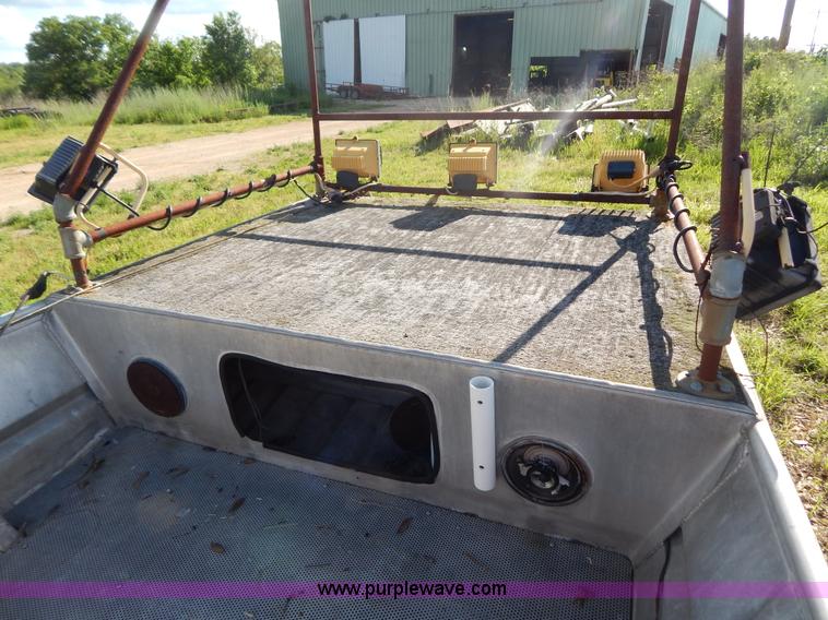 image for item G3212 1989 Alweld aluminum fishing boat and trailer