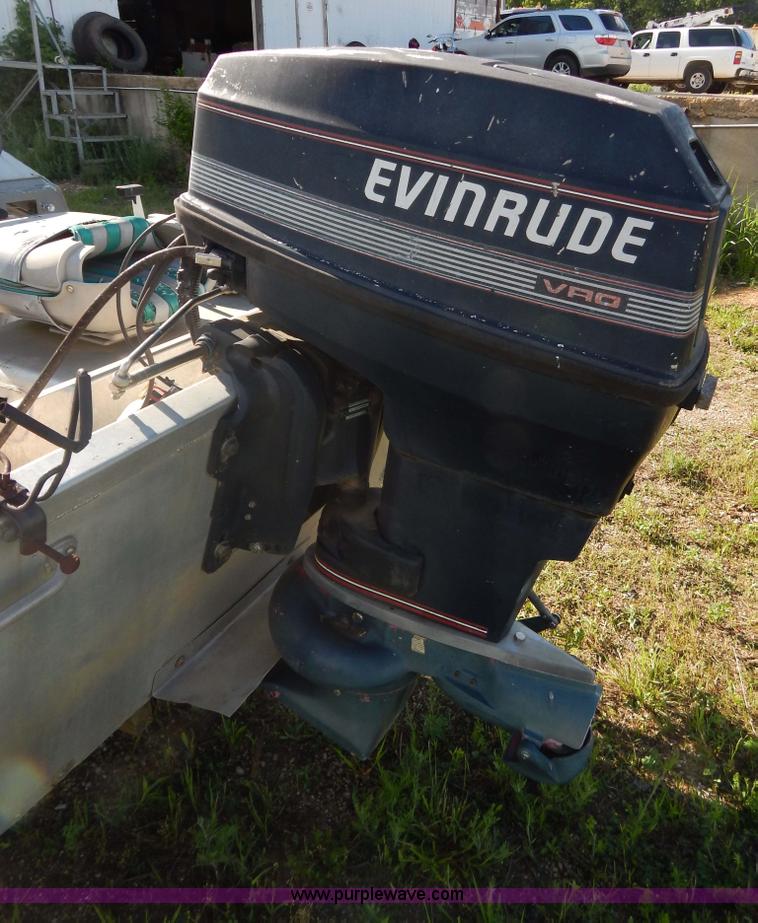image for item G3212 1989 Alweld aluminum fishing boat and trailer
