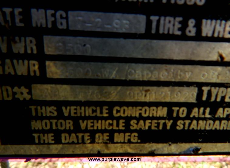 image for item G3212 1989 Alweld aluminum fishing boat and trailer