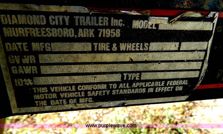 image for item G3212 1989 Alweld aluminum fishing boat and trailer