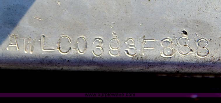 image for item G3212 1989 Alweld aluminum fishing boat and trailer