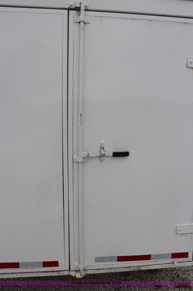 image for item G5087 1996 CM 24' enclosed gooseneck trailer