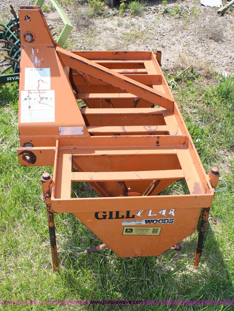 1999 Woods PL48 three point aerator Item G5122 selling at SOLD! June