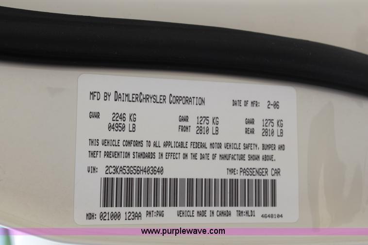 image for item G5470 2006 Chrysler 300 Touring