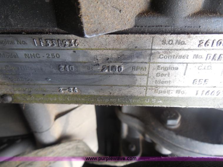 image for item H3173 1984 Am General M923 military truck