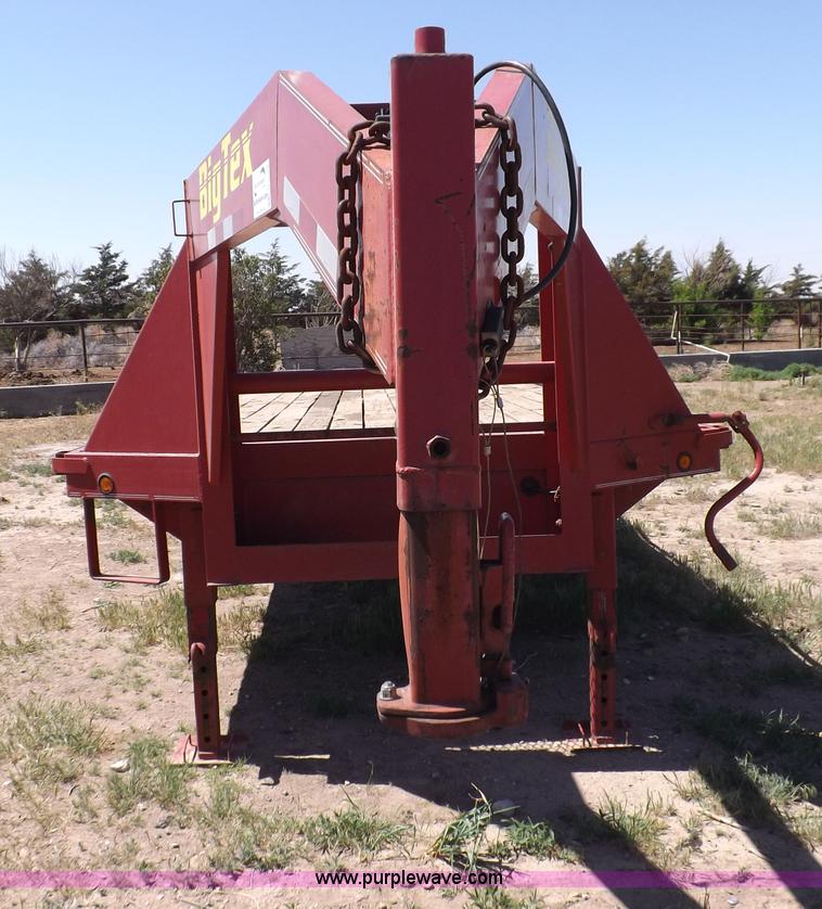 image for item H7078 2001 Big Tex 22GN gooseneck trailer