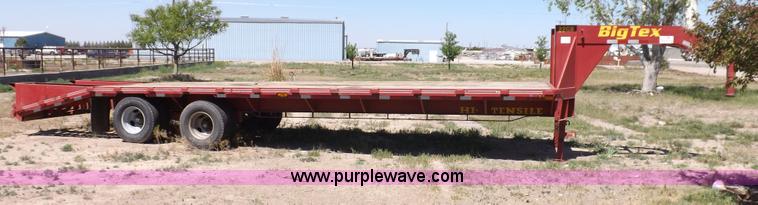 image for item H7078 2001 Big Tex 22GN gooseneck trailer