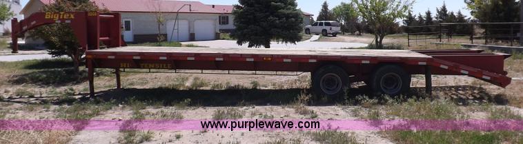 image for item H7078 2001 Big Tex 22GN gooseneck trailer