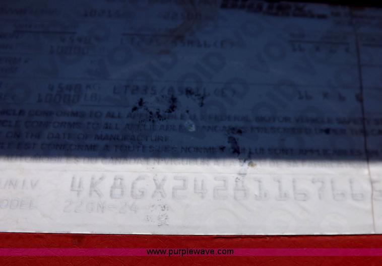 image for item H7078 2001 Big Tex 22GN gooseneck trailer