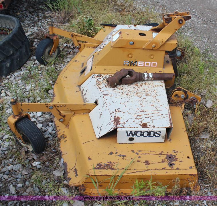 Woods RM600 72" finish mower in Elwood, KS Item X9364 sold Purple Wave