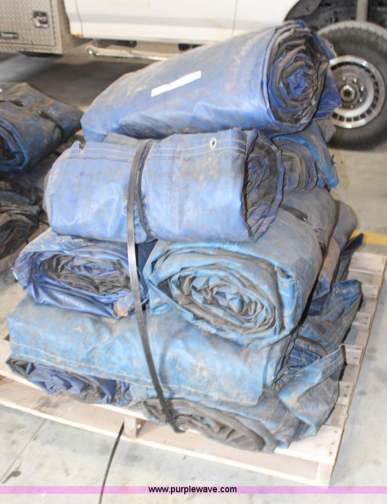 image for item X9405 (12) 26' x 14' steel tarps