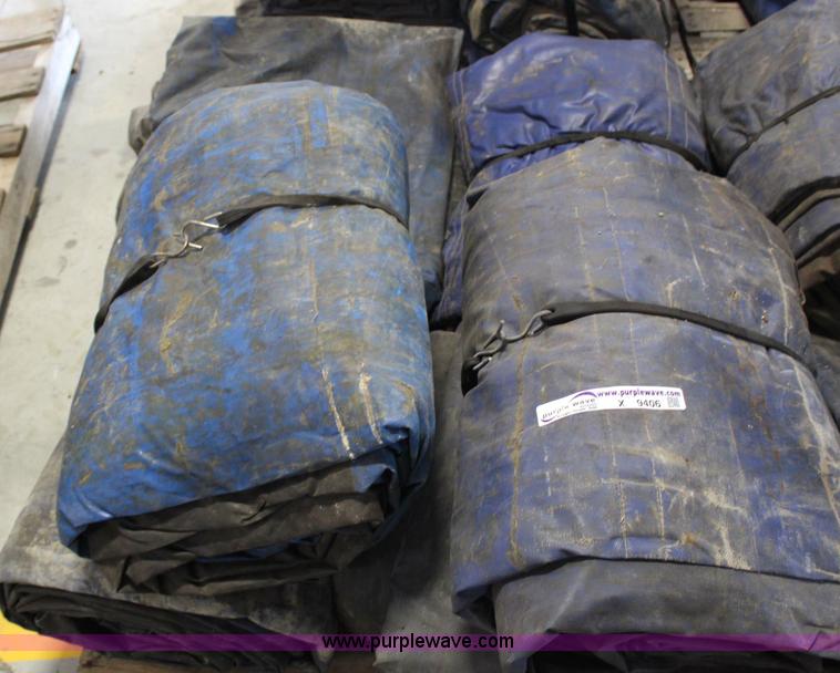 image for item X9406 (6) 26' x 14' steel tarps