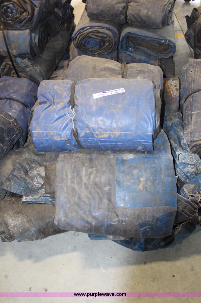image for item X9407 (6) 26' x 14' steel tarps
