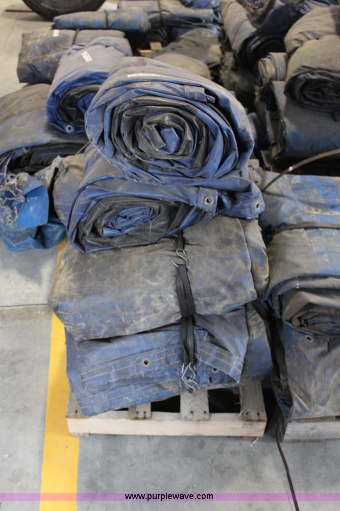 image for item X9408 (6) 26' x 14' steel tarps