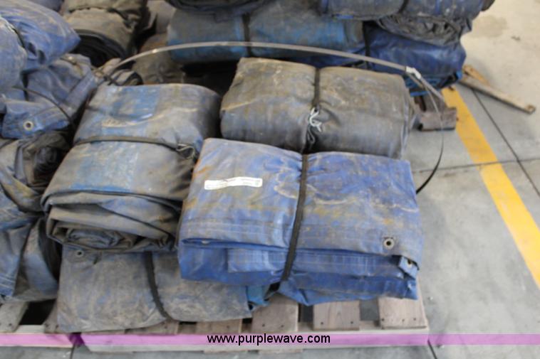 image for item X9409 (6) 26' x 14' steel tarps