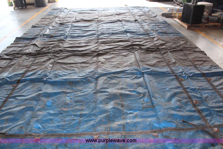 image for item X9409 (6) 26' x 14' steel tarps