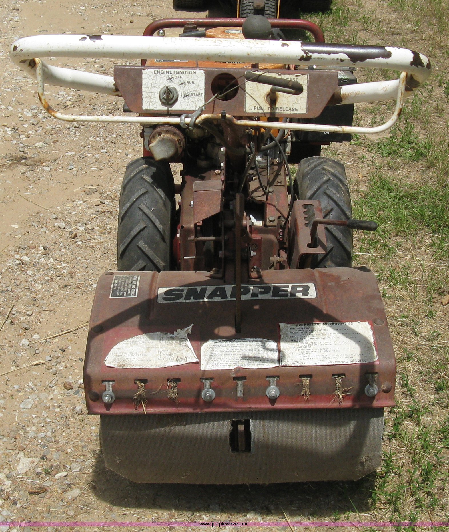 Snapper RT8S rear tine rototiller in Buhler, KS Item AH9060 sold