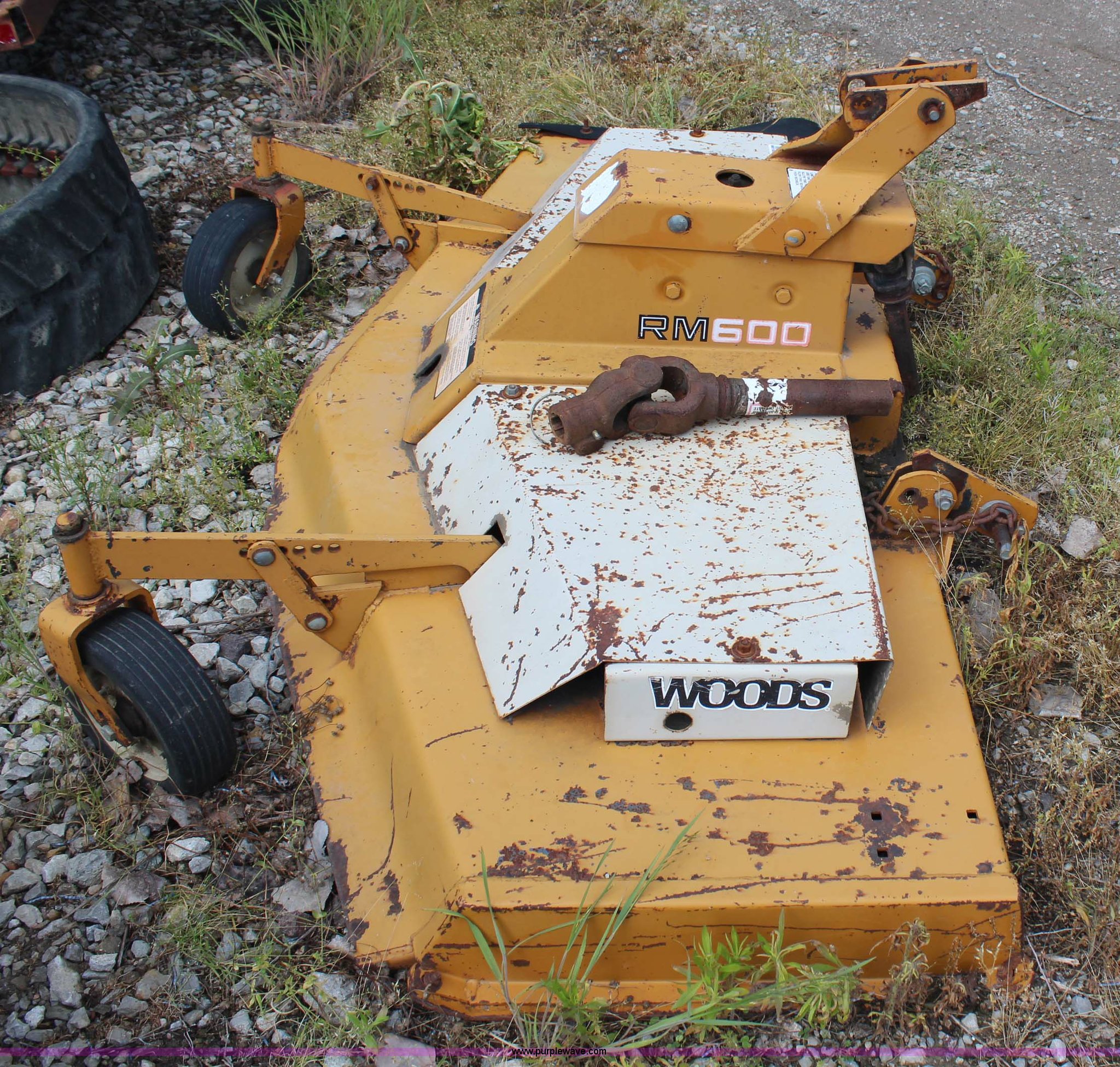 Woods RM600 72" finish mower in Elwood, KS Item X9364 sold Purple Wave