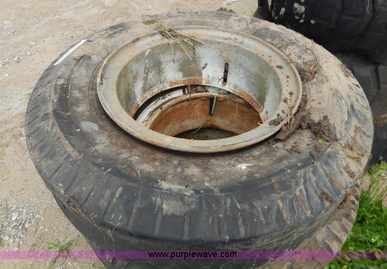 image for item AE9866 (4) 16-20 tires and wheels