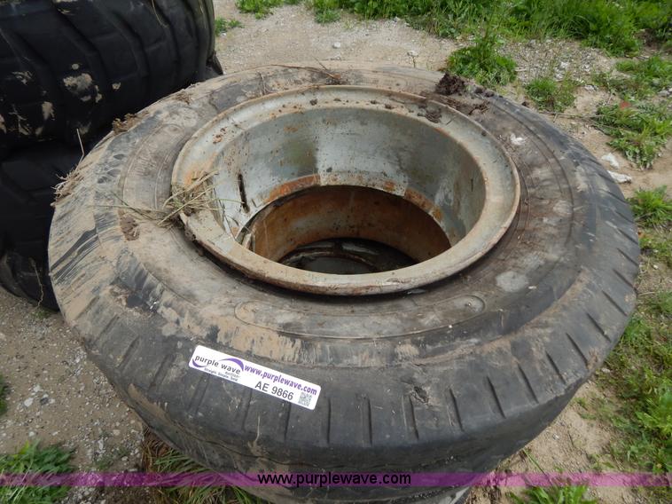 image for item AE9866 (4) 16-20 tires and wheels