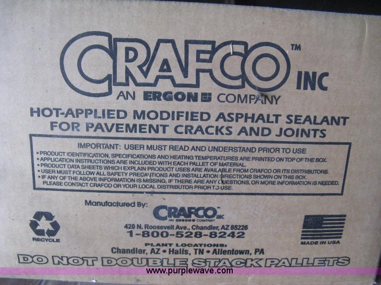 image for item AH9066 (63) cases of Crafco Hot-Applied Modified asphalt sealant