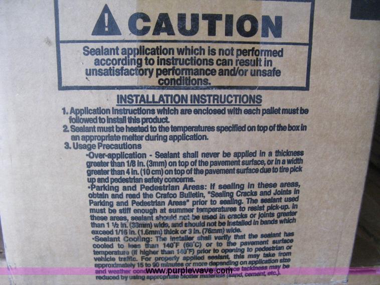 image for item AH9066 (63) cases of Crafco Hot-Applied Modified asphalt sealant