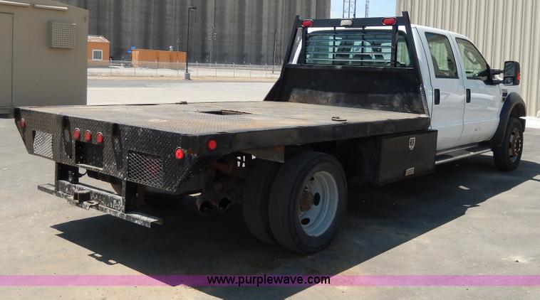 image for item D8080 2008 Ford F550 XL Super Duty flatbed truck