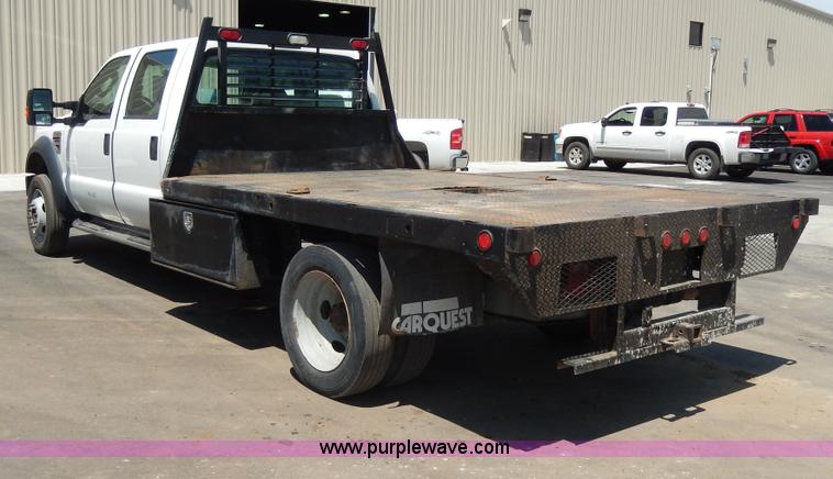 image for item D8080 2008 Ford F550 XL Super Duty flatbed truck