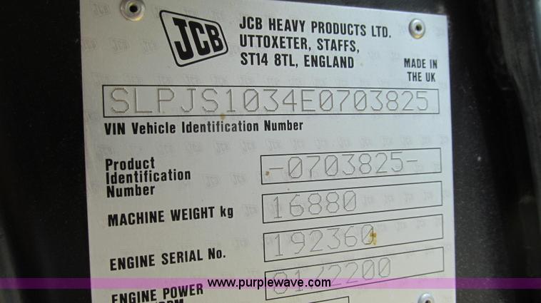 image for item E3978 2005 JCB JS160NC excavator