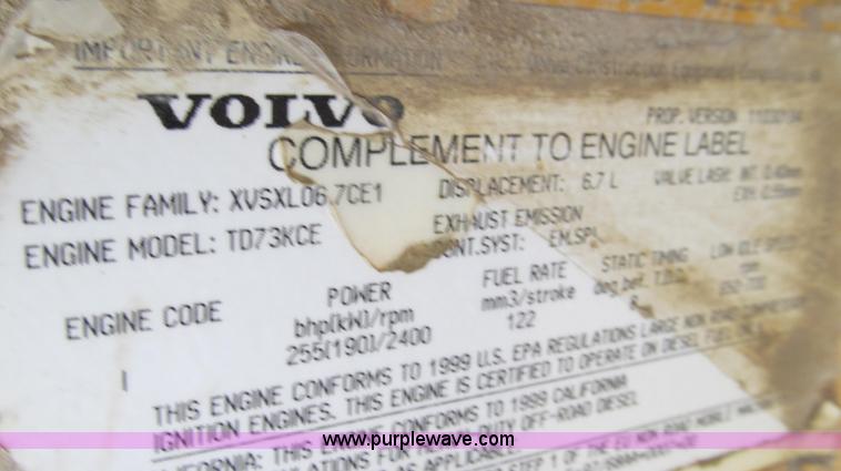 image for item E3989 1999 Volvo A25C articulated haul truck