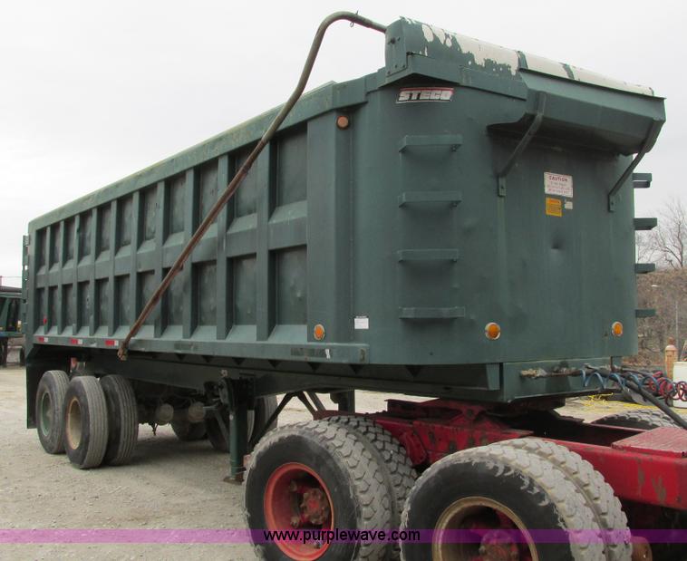 image for item F4147 1961 Steco SD2666 26' dump trailer