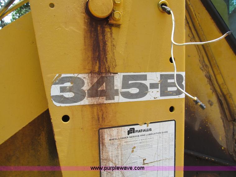 image for item F5101 1984 Fiat-Allis 345B wheel loader