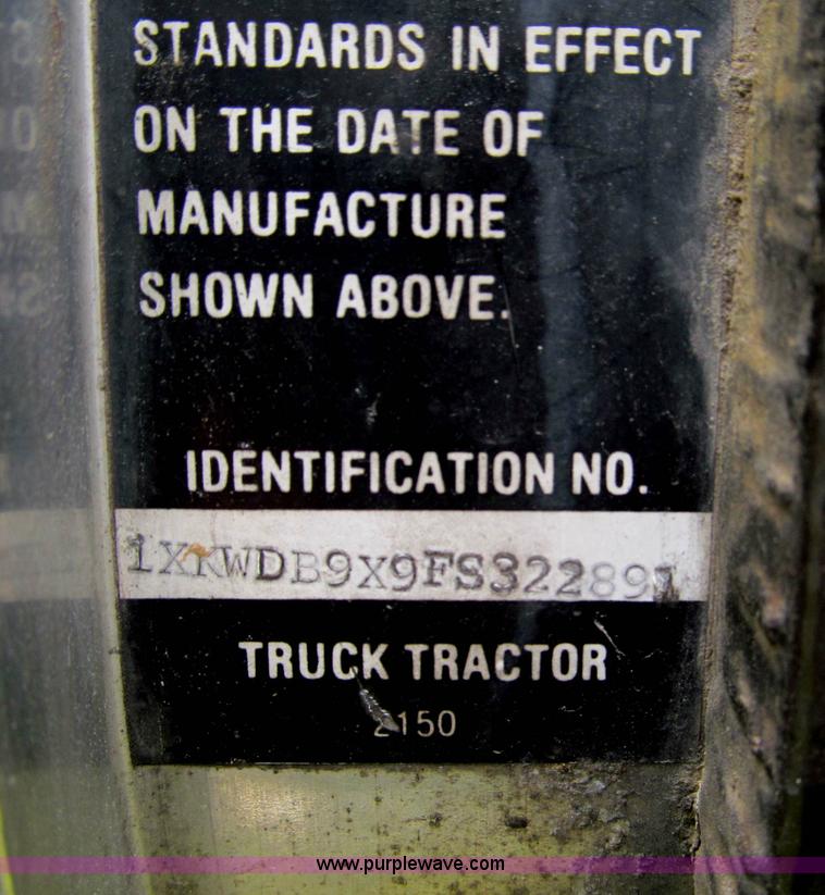 image for item F5102 1985 Kenworth W900 dump truck